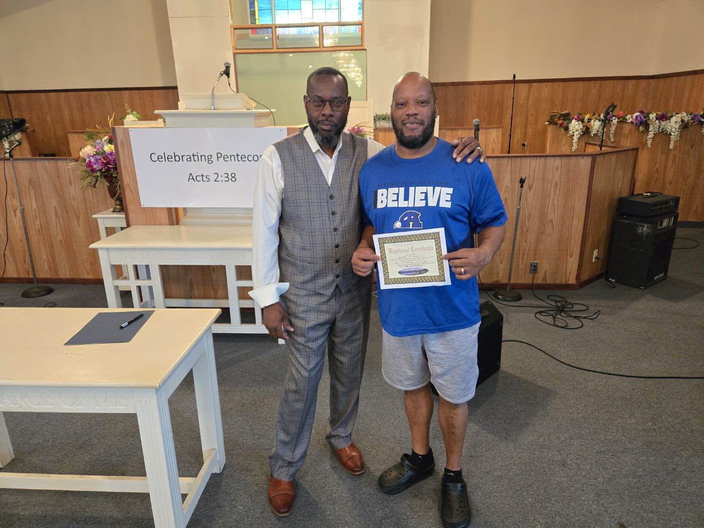 Baptism of Jerome Gunn