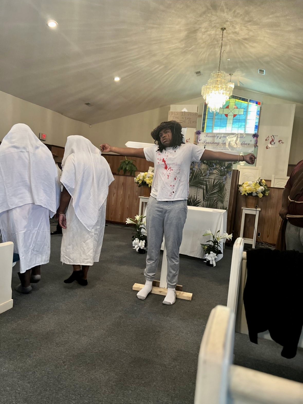 Jesus Nailed To The Cross - Resurrection Play 2023