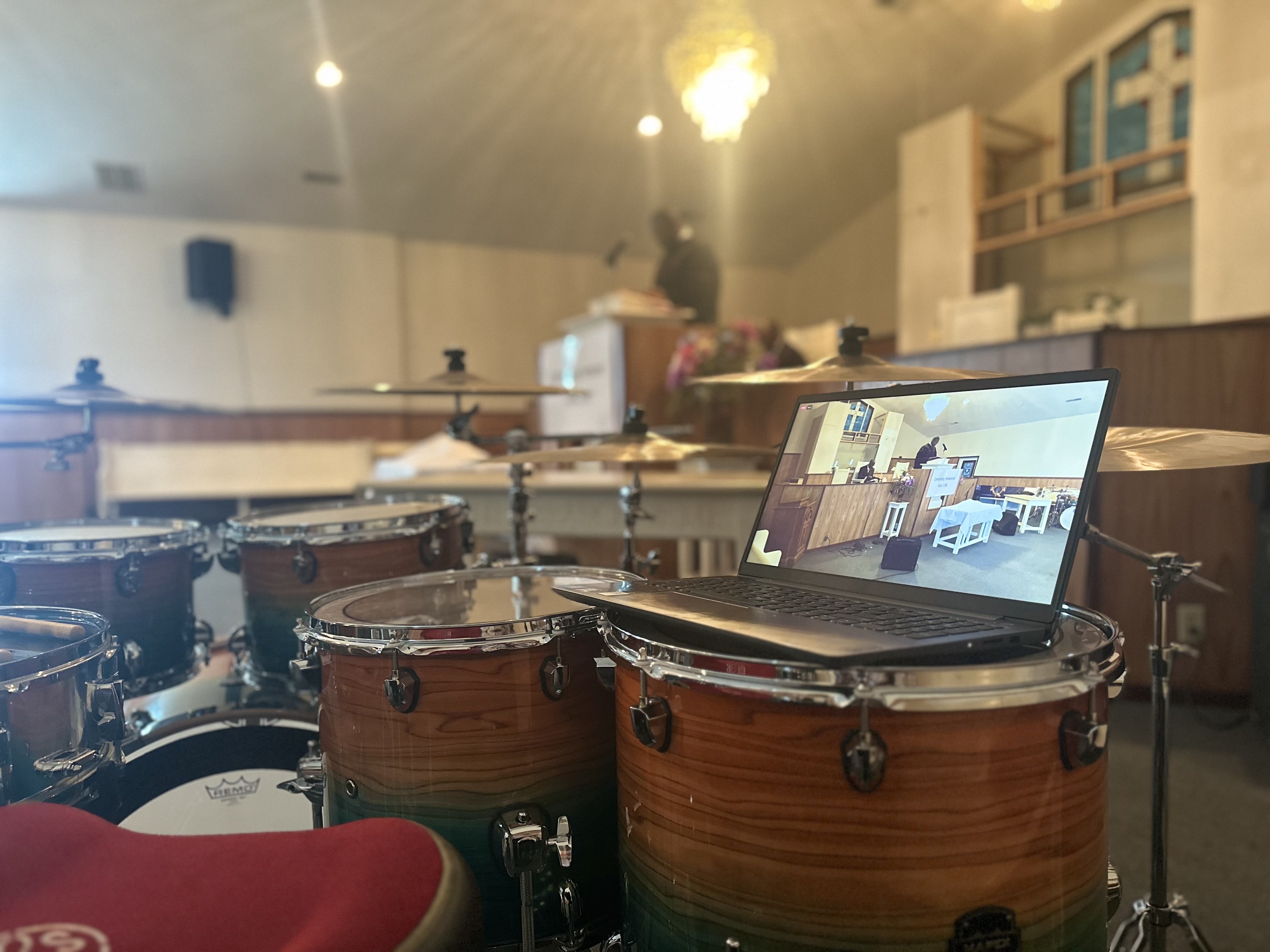 A view of our church during a live event