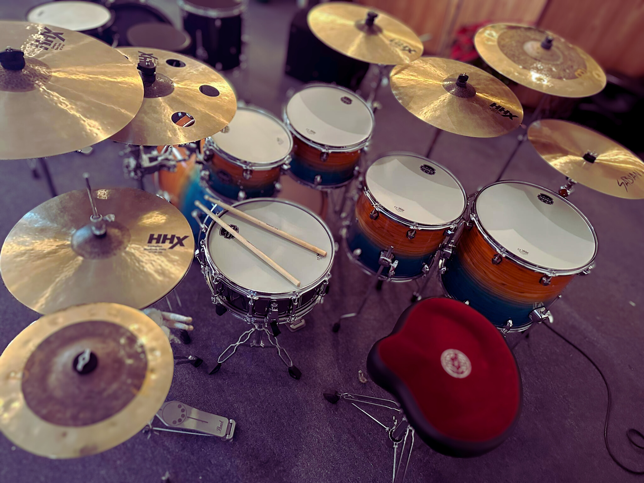 A set of church drums